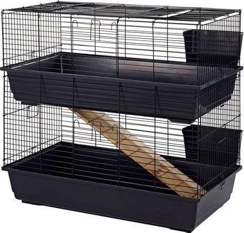 double tier rabbit cage